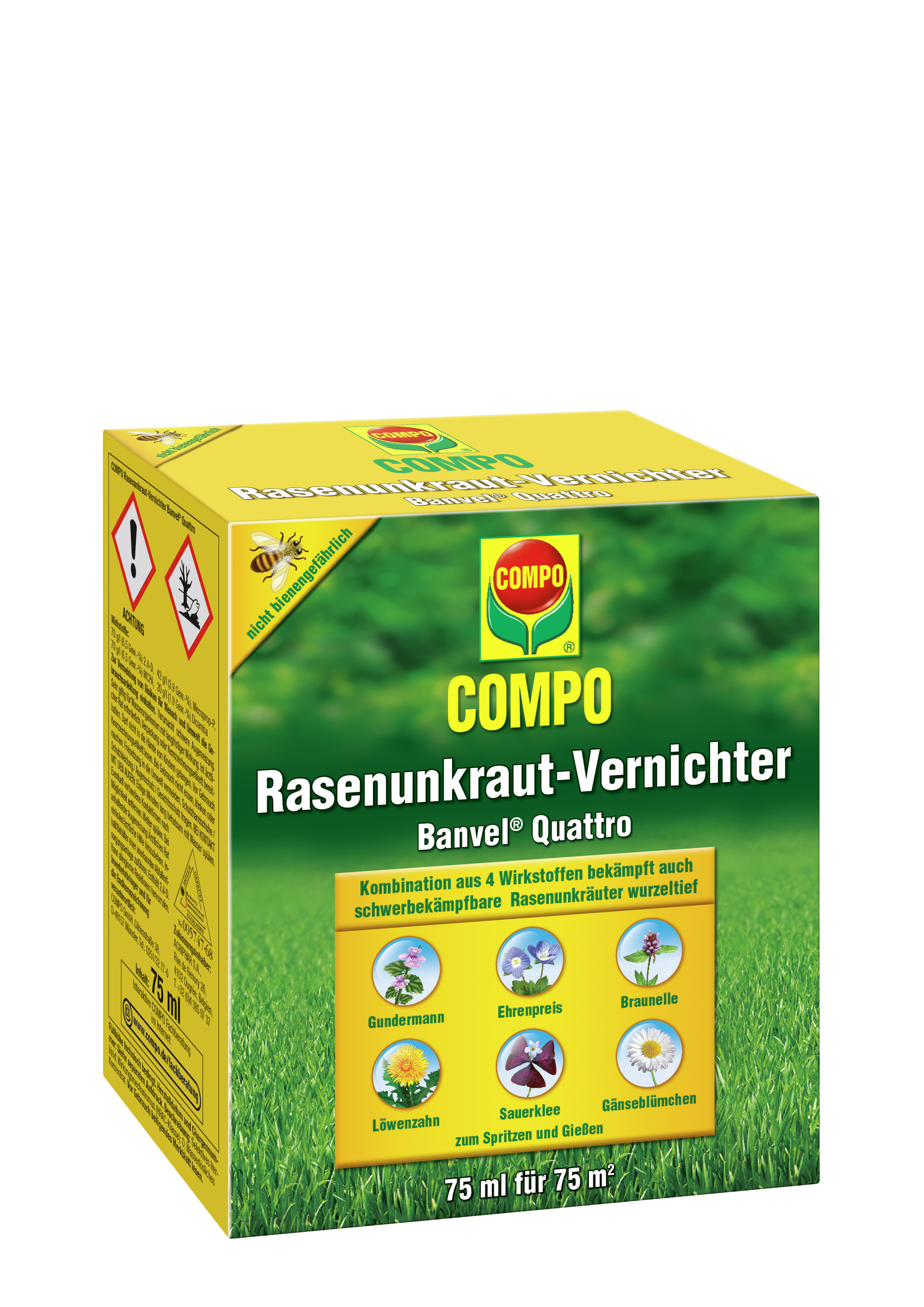COMPO COMPO Rasenunkraut-Vernichter Q 75ml Compo EREG Banvel Quattro -B4-