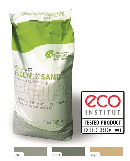 ZL OST STONES ECO FUGENSAND 1-20 mm basalt 25kg für Fugenbreiten 1-20mm