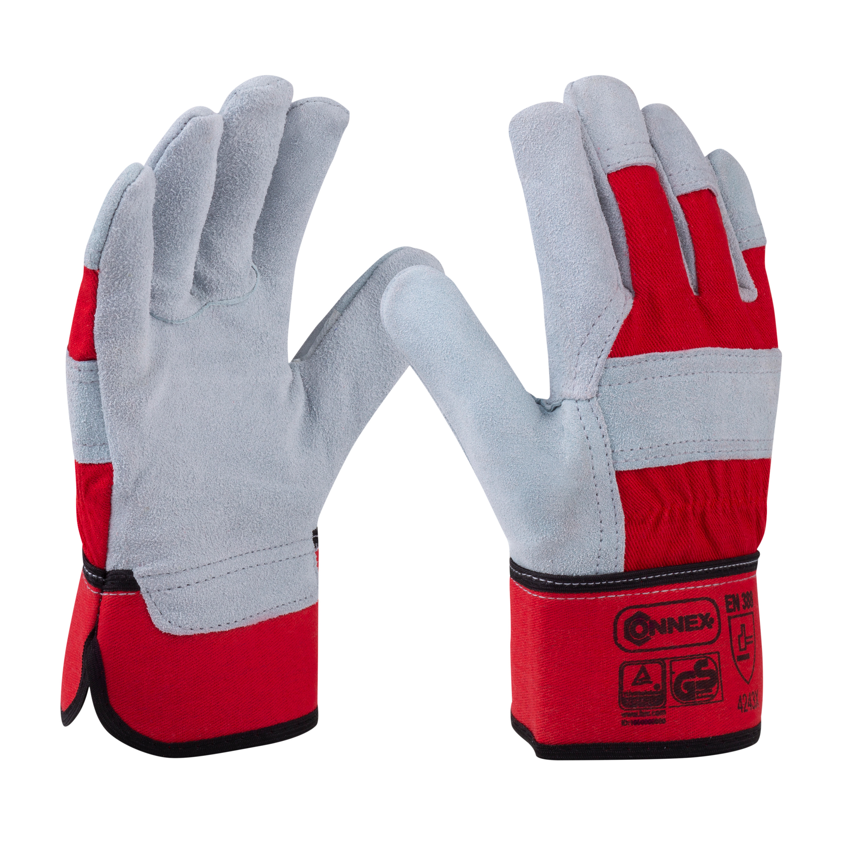 CONMETALL Handschuhe Leder Gr. 6 