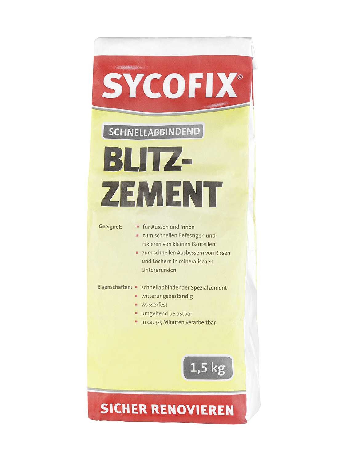 SIEDER GMBH Sycofix® Blitzzement 1,5kg 