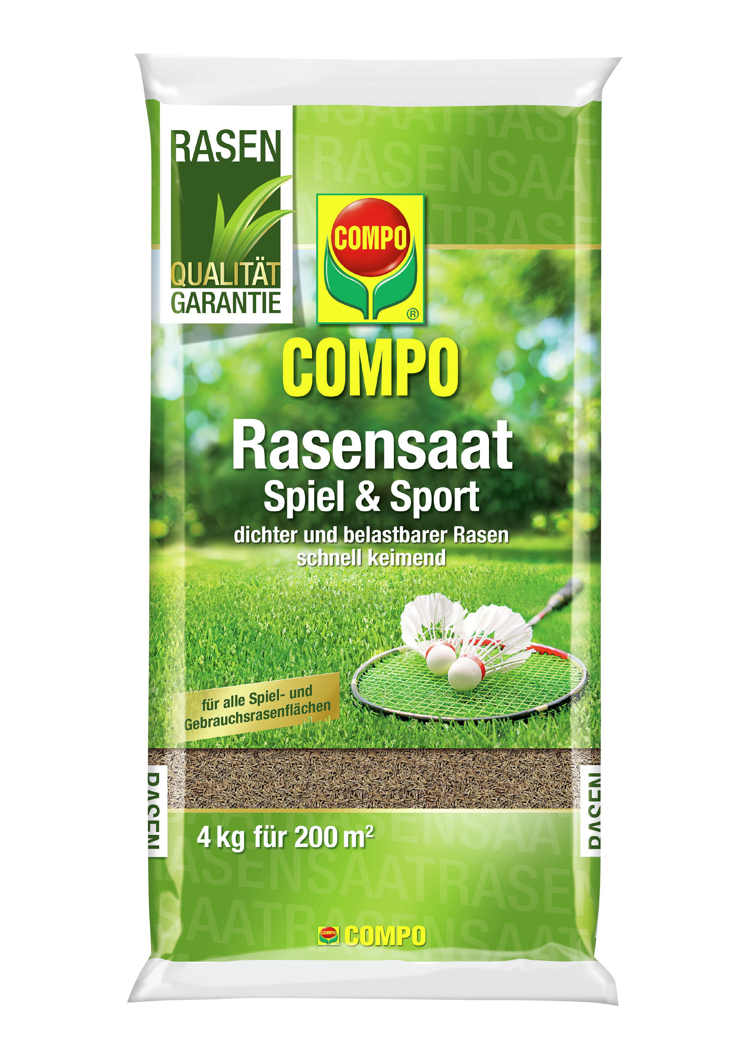 COMPO COMPO SAAT Spiel und Sport-Rasen 4kg Compo EREG AKTION