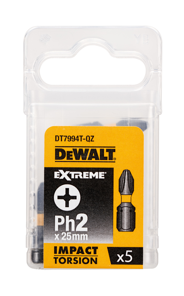 DEWALT STANLEY Bits PH2 25mm EXTR. Impact Torsion (5St) DEWALT