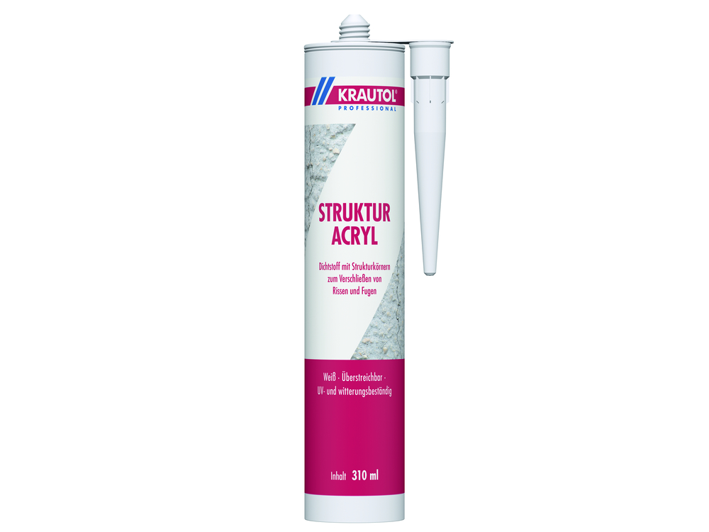 KRAUTOL Strukturacryl weiß 310ml 