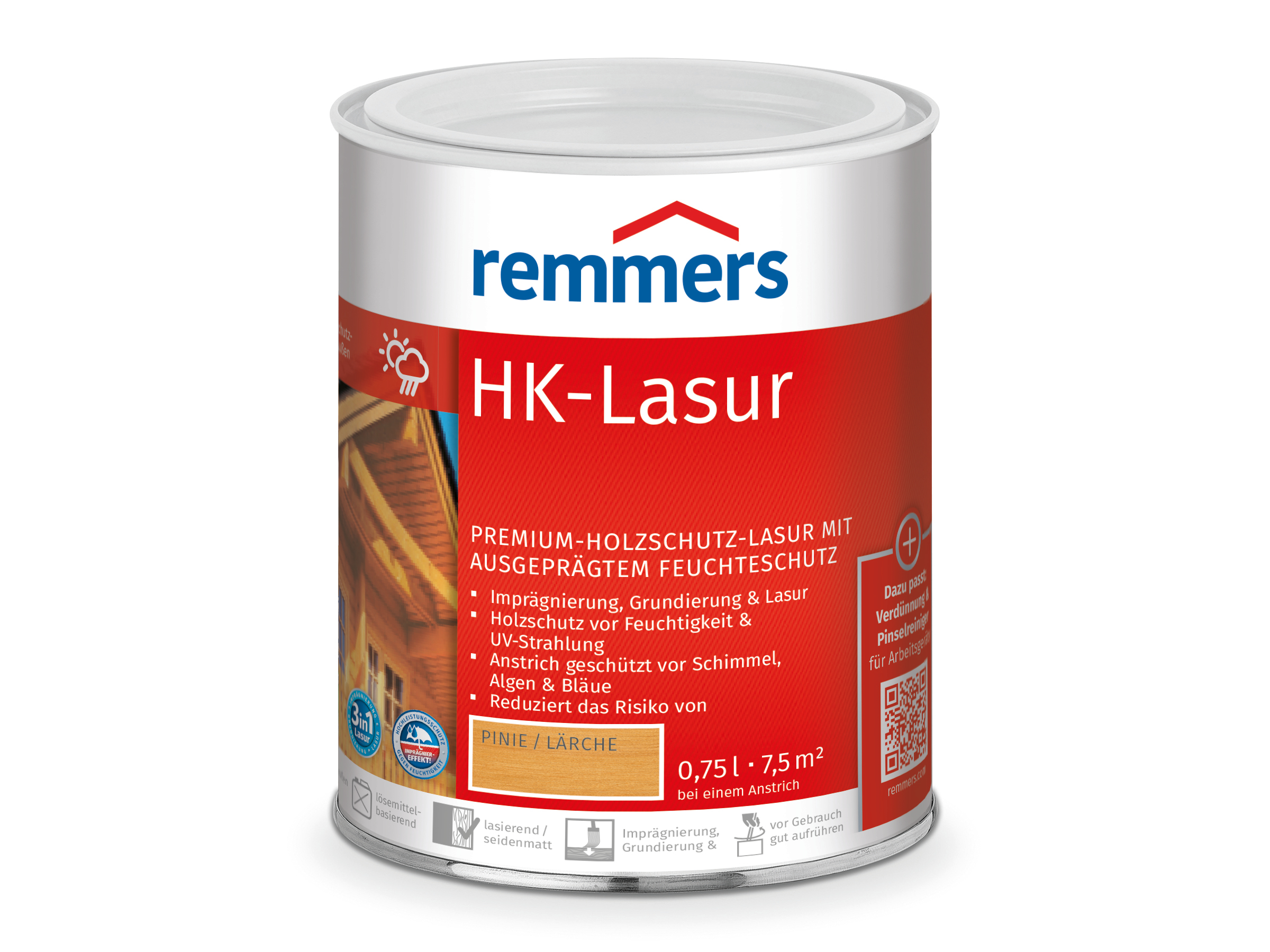 REMMERS BAUSTOFFTECHNIK GMBH HK-Lasur pinie/lärche 0,75l 