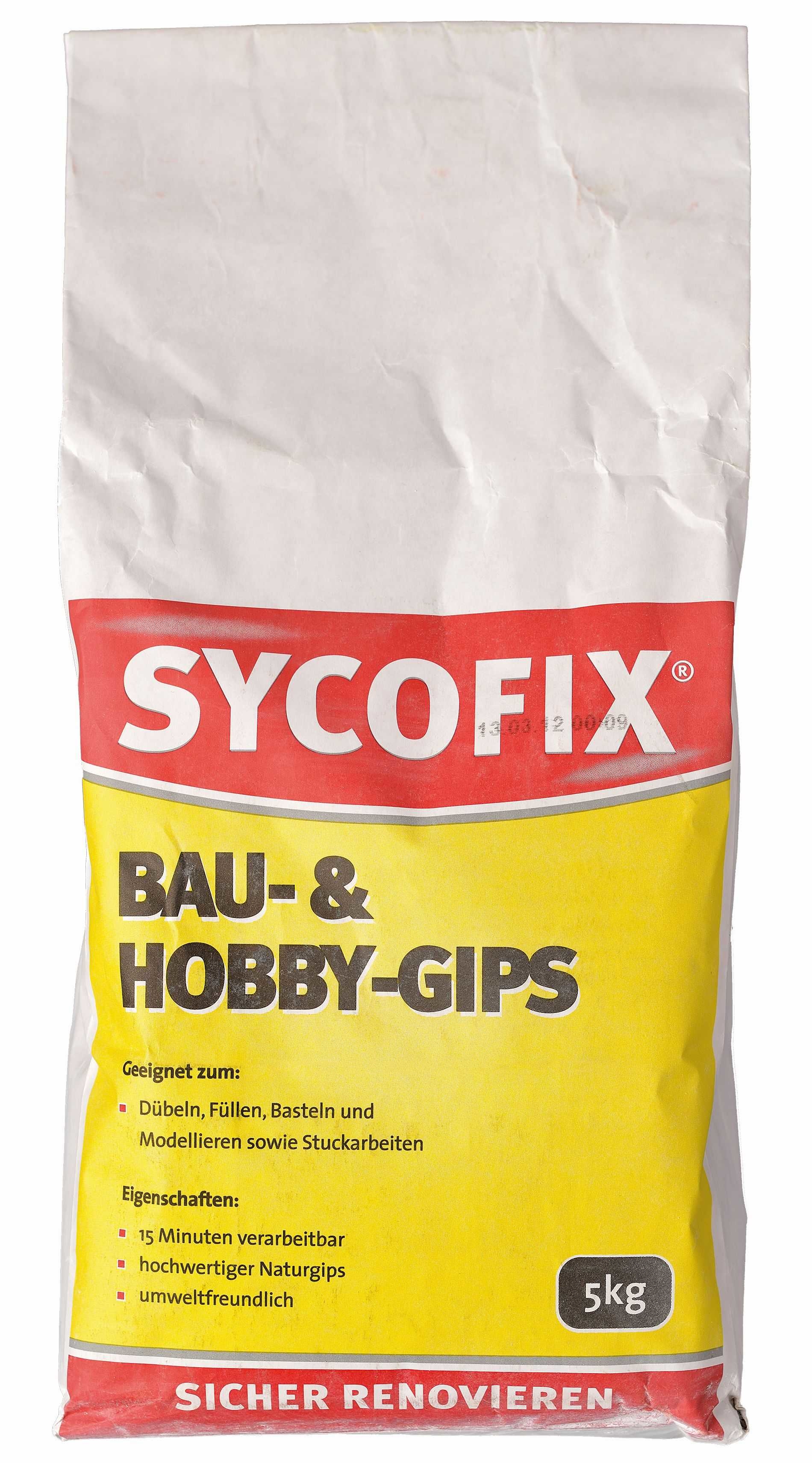 SIEDER GMBH Sycofix® Bau- und Hobby-Gips 5kg 