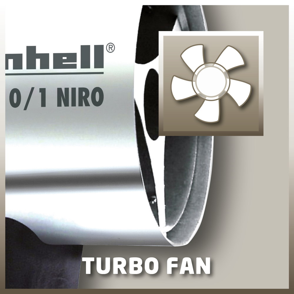 EINHELL Heißluftgenerator HGG 110/1 Niro 